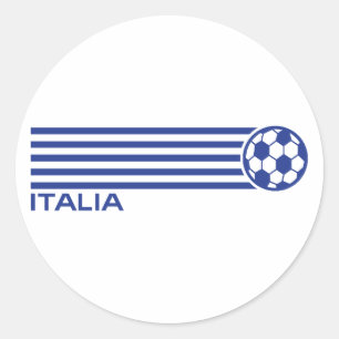Italia Soccer Classic Round Sticker