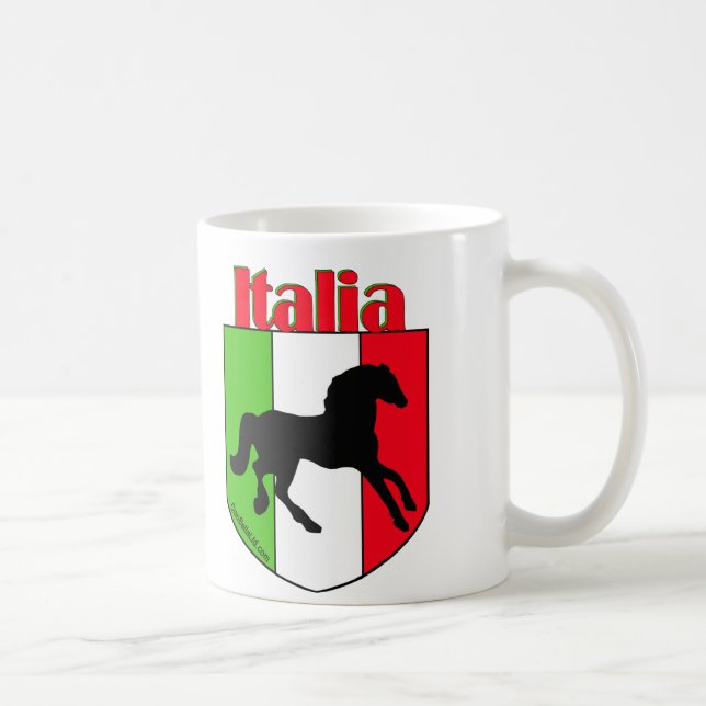 Italia Stallion Crest Coffee Mug (Right)