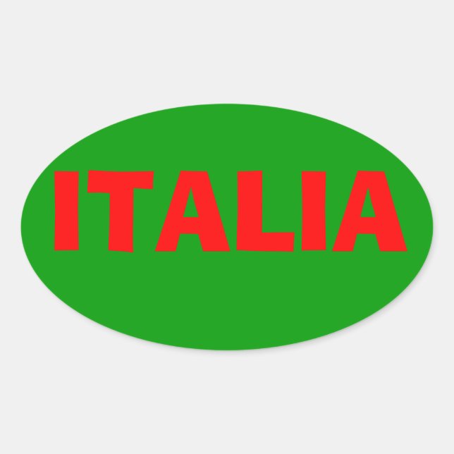 "Italia" sticker (Front)