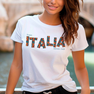 Italia Tomato Summer Girls Trip Italy T-Shirt