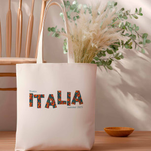 Italia Tomato Summer Italy Girls Trip Tote Bag