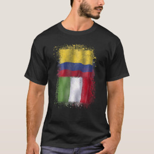 Italia Y Colombia Italian Colombian Love T-Shirt