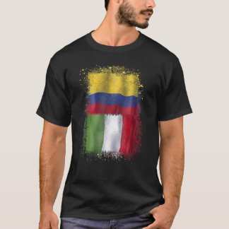 Italia Y Colombia Italian Colombian Love T-Shirt