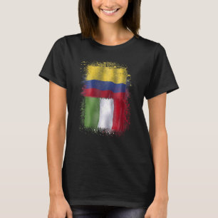 Italia Y Colombia Italian Colombian Love T-Shirt