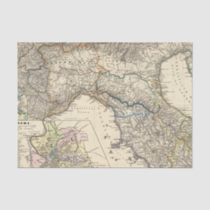 Italiae regiones IIIIXI Tissue Paper