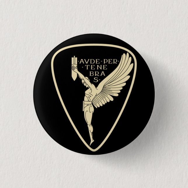 Italian Air Force ww2 bomber squadron 3 Cm Round Badge (Front)