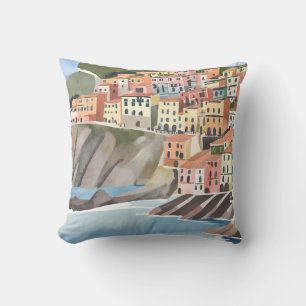 Italian Amalfi Coast Italy Mediterranean  Cushion