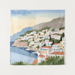 Italian Amalfi Coast Italy Mediterranean Tapestry