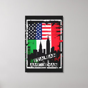 Italian American Canvas Print