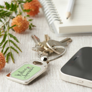 Italian American Entwined Hearts Key Ring