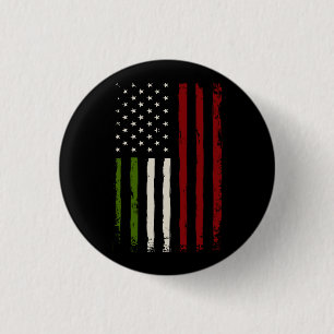 Italian American Flag Italy Heritage America patri 3 Cm Round Badge