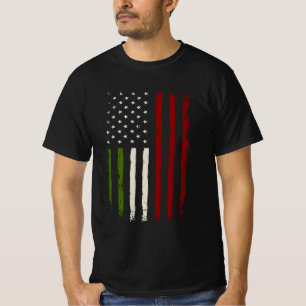 Italian American Flag Italy Heritage America patri T-Shirt