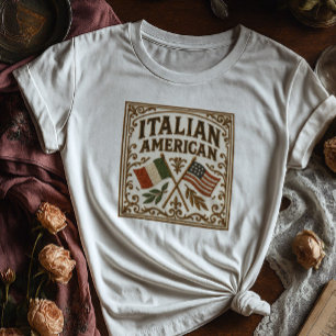 Italian American Heritage Shirt Vintage label