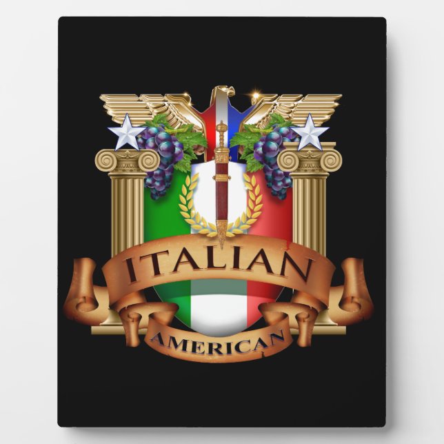 Italian American Plaque (Front)