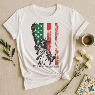 Italian American Pride Shirt Statue of Liberty