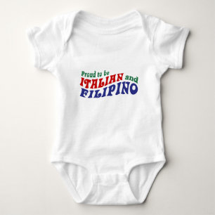 Italian and Filipino Baby Bodysuit