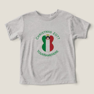 Italian Angel Christmas Flag Personalised Women's 