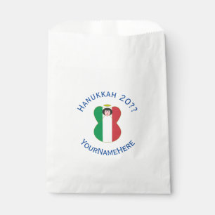 Italian Angel Flag for Hanukkah Favour Bags