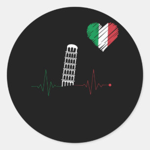Italian Architecture Classic Round Sticker