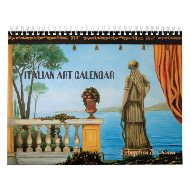 ITALIAN ART CALENDAR- ITALY CALENDAR (Cover)