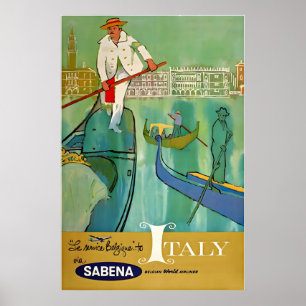 Italian Art Venice Painting Italy Travel Poster by
