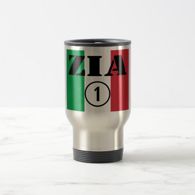 Italian Aunts : Zia Numero Uno Travel Mug (Center)