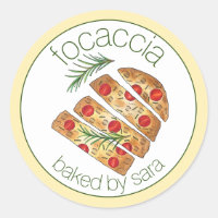 Italian Bakery Focaccia Bread Baked By Homemade