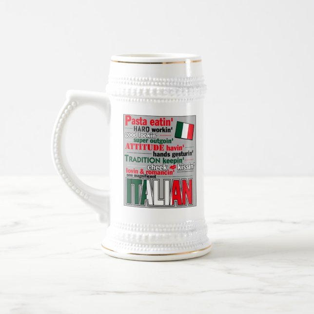 Italian Beer Mug (Left)