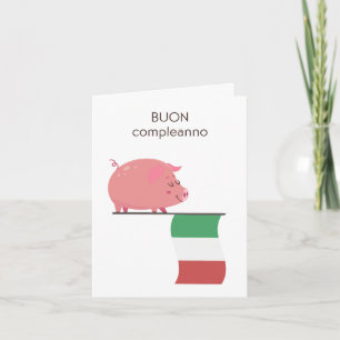 Italian Birthday Card – Buon compleanno