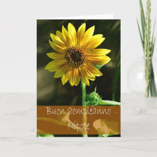 Italian Birthday Card Fo Niece