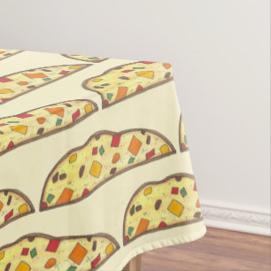 Italian Biscotti Christmas Holiday Xmas Foodie Tablecloth