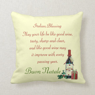 Italian Blessing Cushion