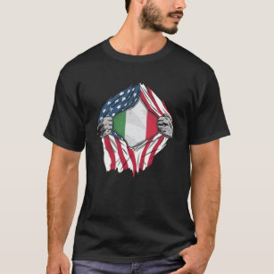 Italian Blood Inside Me  Italy Flag T-Shirt