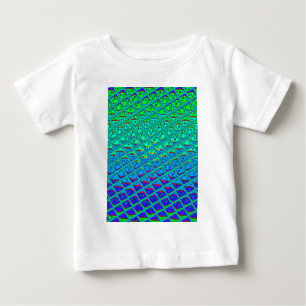 Italian Blue Mermaid Motif Art Print Baby T-Shirt