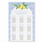 Italian Blue Positano Lemon Find Your Seat Chart