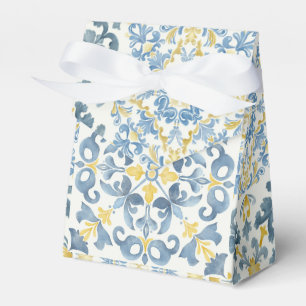 Italian Blue Tile Lemon Favour Box
