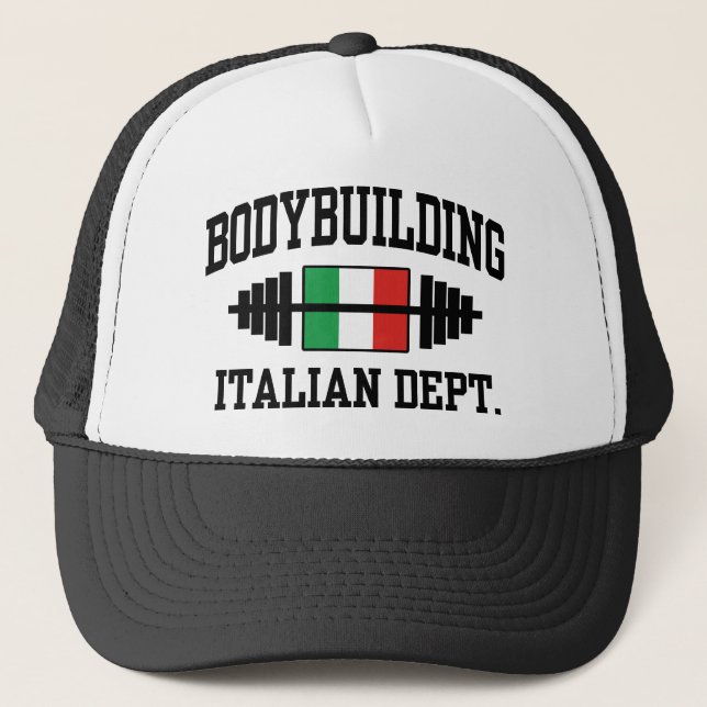 Italian Bodybuilding Trucker Hat (Front)