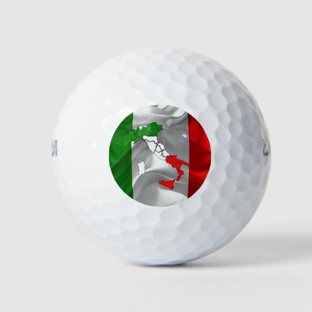 Italian boot golf balls (Front)