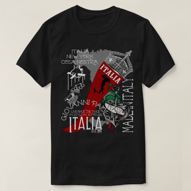 ITALIAN BOOT SHIRT MADE IN ITALY (Design Front)