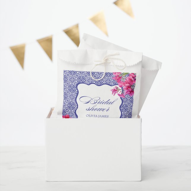 Italian bougainvillea bridal shower favour bags (Party)