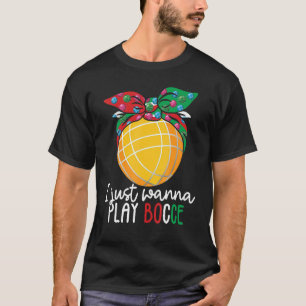 Italian Bowling Game Italy Bocci Player Bocce Ball T-Shirt