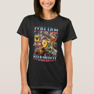 Italian Brain Rot Italian Brainrot Funny Memes Boy T-Shirt