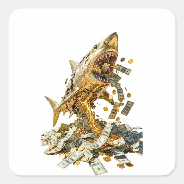 Italian Brainrot Aesthetic Sticker | Tralalero Tra (Front)