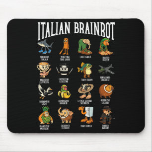 Italian Brainrot Ballerina Ino Character Meme Mix  Mouse Pad