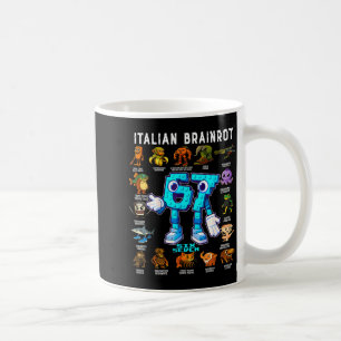 Italian Brainrot Funny 67 Meme Birthday Decoration Coffee Mug
