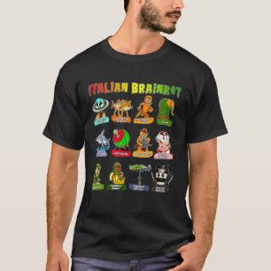 Italian BRAINROT Funny Italian Brainrot Meme Chara T-Shirt