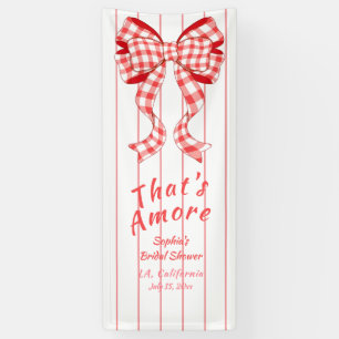 Italian Bridal Shower Welcome Banner, That's Amore Banner