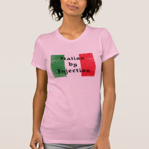 Italian by Injection Funny Womens Cap Sleeve Shirt
