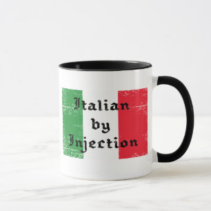 Italian by Injection Ringer Funny Coffee Mug