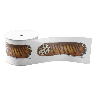 Italian Cannoli Chocolate Cannolis Pastry Ribbon Grosgrain Ribbon